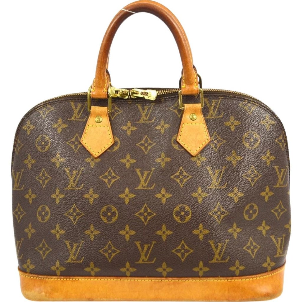 809302am (C4) Louis Vuitton Satchel Bag Alma Brown Monogram